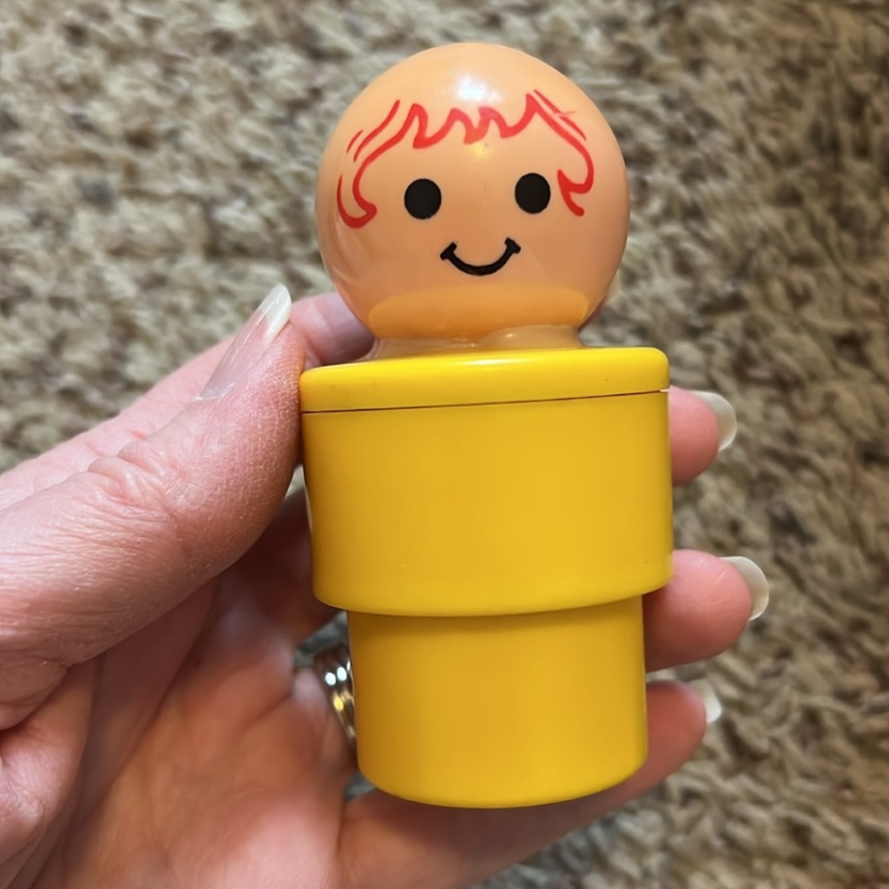 Vintage Fisher-Price big/large little people, baby toys. - Picture 5 of 5